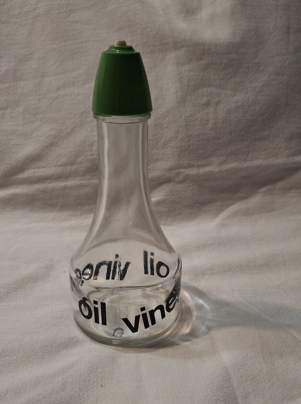 Vintage 1970s Oil And Vinegar Shaker Bottle By Gemco- Mid Century Modern